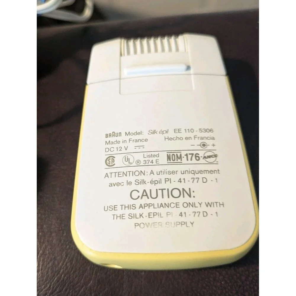 Epilator, Shaver Woman Braun Silk-Epil Body Vintage 1983 Dieter Rams Design